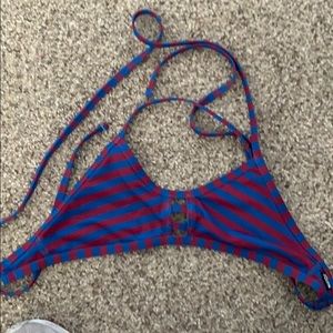 Tie back jolyn bikini top